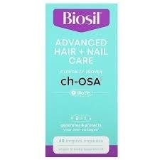 Biosil Advanced Hair + Nail Care Capsules With Biotin