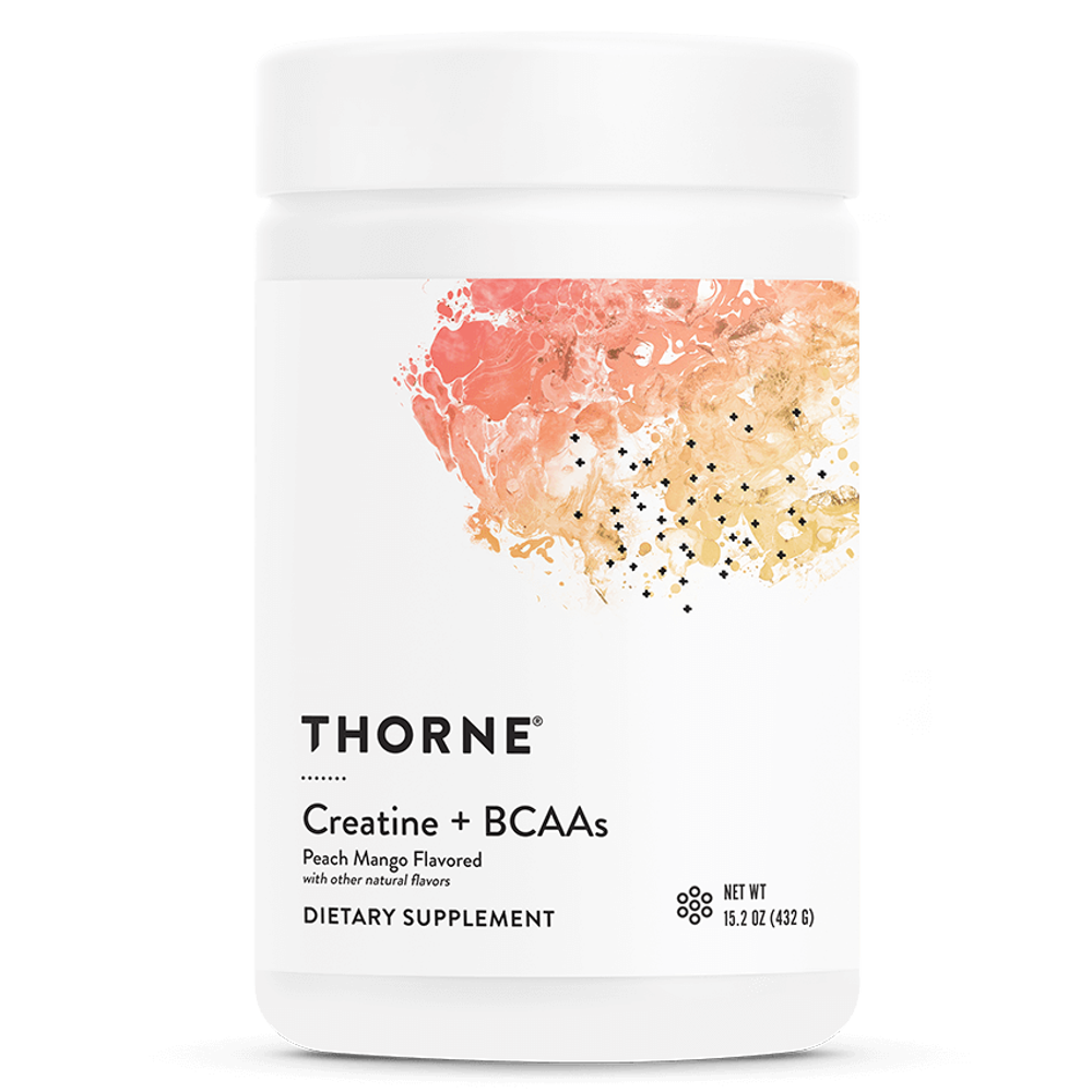 Thorne Creatine + BCAAs | Support Muscle Strength - 30 Scoops