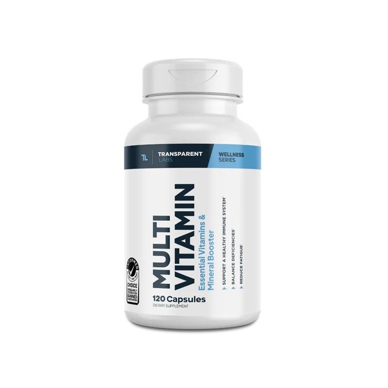 Multi Vitamin 120 Capsules - Transparent Labs