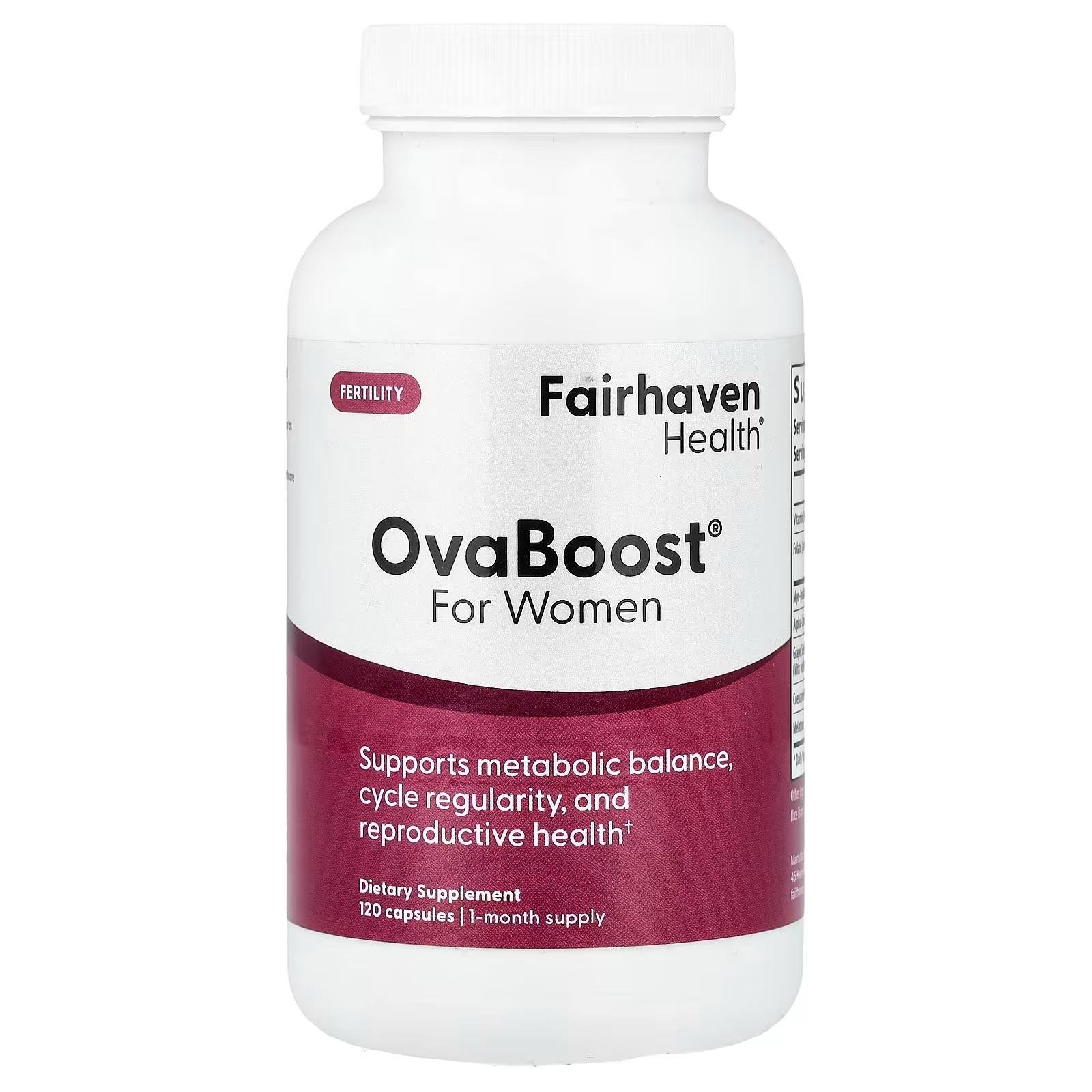 Fairhaven Health OvaBoost 120 Capsules – Women’s Wellness Supplement
