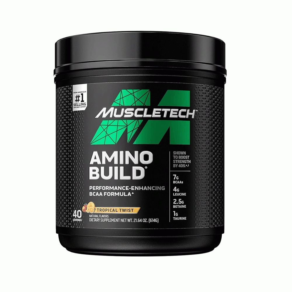 MuscleTech Amino Build – Elite BCAA Performance Formula | Tropical Twist