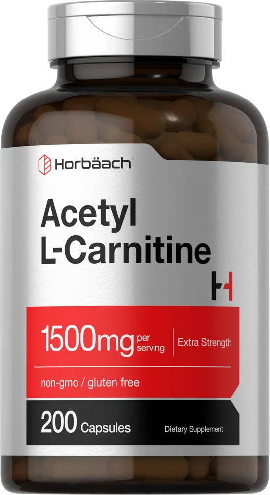 Horbäach Acetyl L-Carnitine 1500mg 200 Capsules