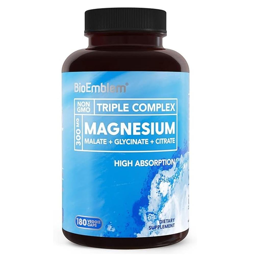 BioEmblem Triple Complex Magnesium - Malate + Glycinate + Citrate