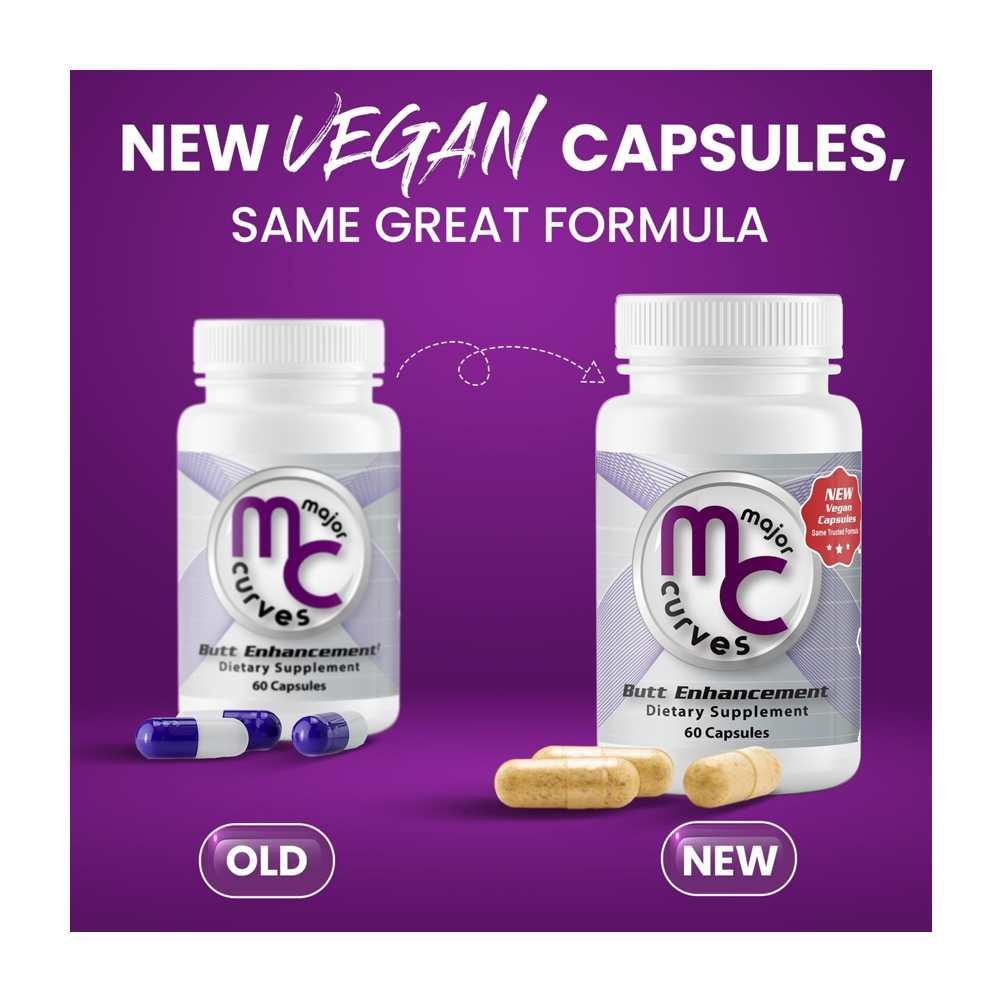 Major Curves Butt Enhancement Capsules – Natural Curvy Boost in Pakistan