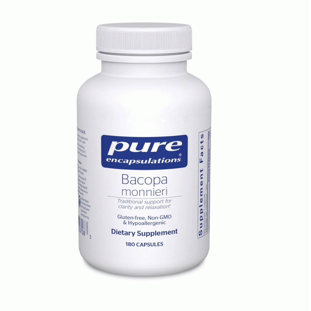 Pure Encapsulations Bacopa Monnieri | Clarity & Relaxation Support | 180 Capsules