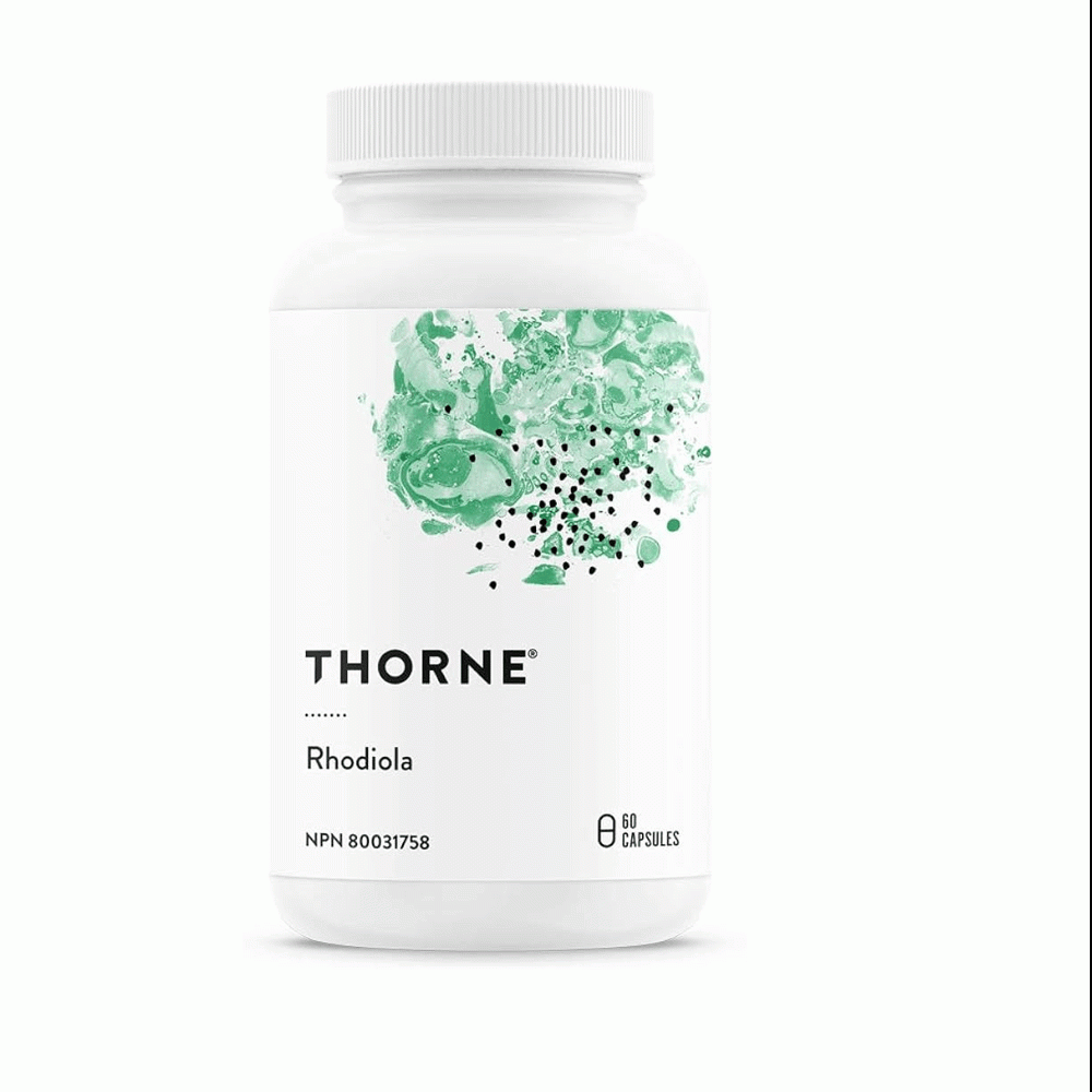 Thorne Rhodiola | Energy & Resilience Support | 60 Capsules