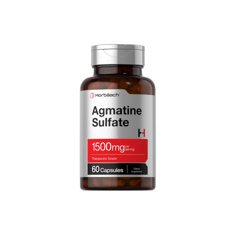Horbäach Agmatine Sulfate 1500mg per Serving | 60 Capsules