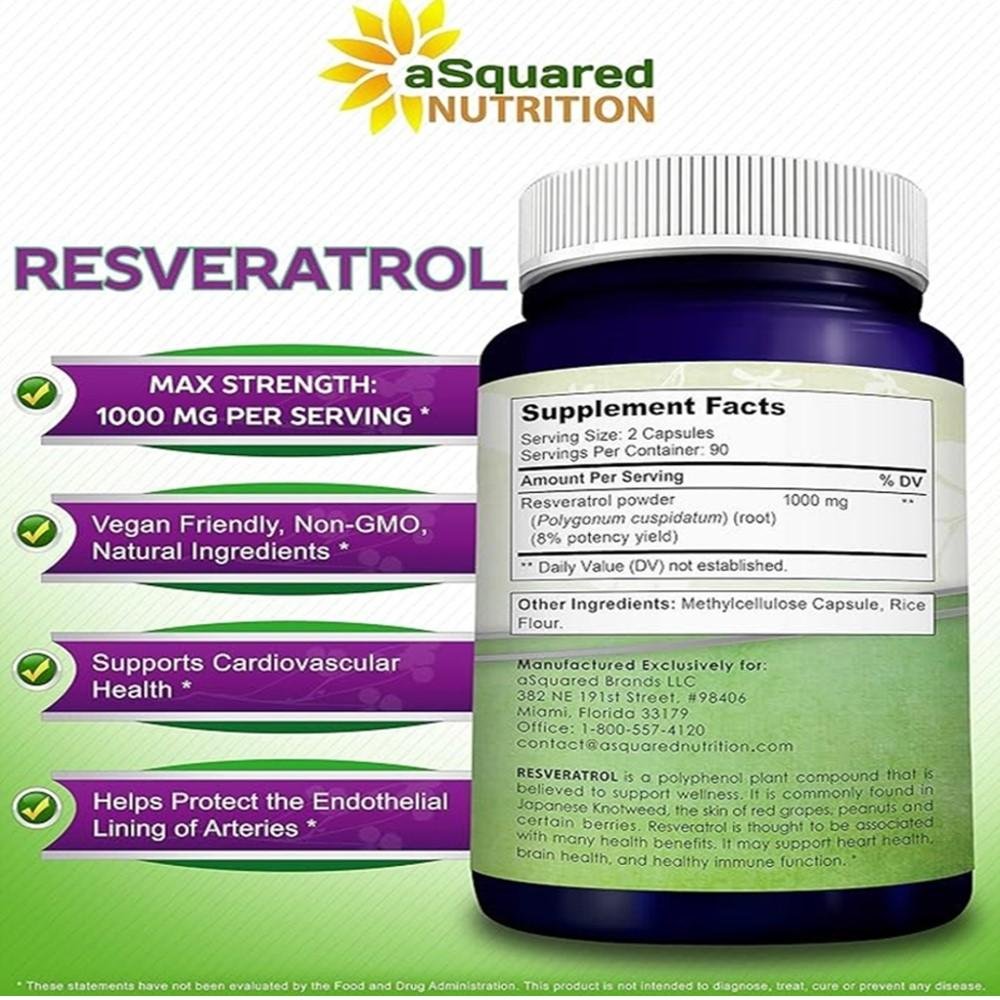 aSquared Nutrition Resveratrol Ultra Strength thumbnail 2
