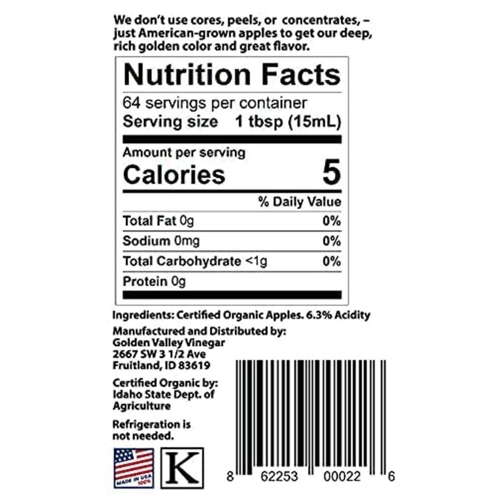 Fairchild's Organic Apple Cider Vinegar thumbnail 2