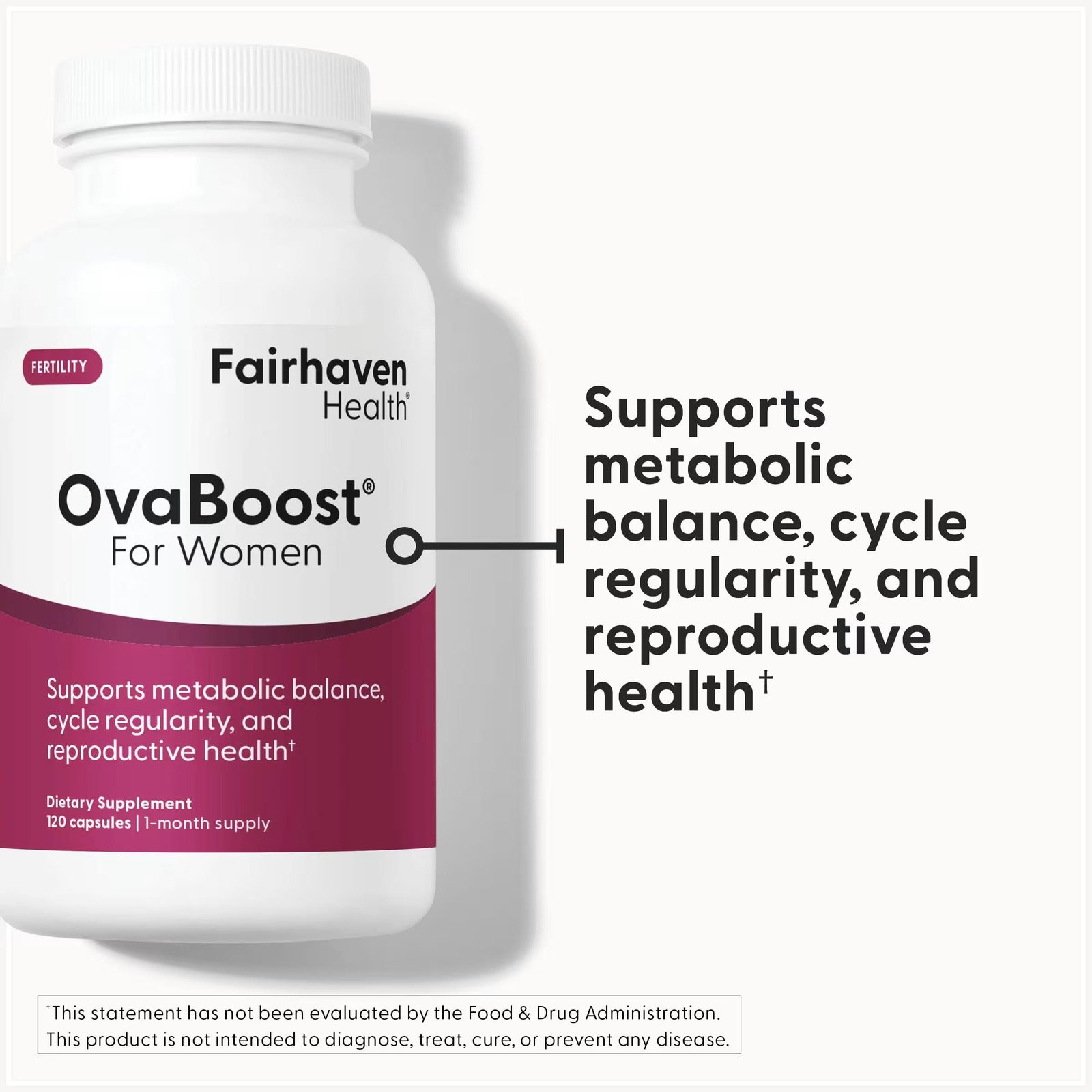 Fairhaven Health OvaBoost 120 Capsules – Women’s Wellness Supplement thumbnail 2