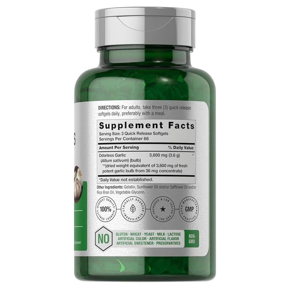 Horbäach Odorless Garlic 3600mg thumbnail 2