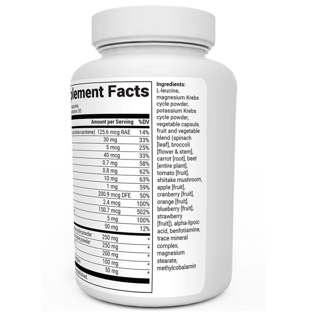 Dr Berg Whole Food Multivitamin with Minerals | 60 Capsules thumbnail 3