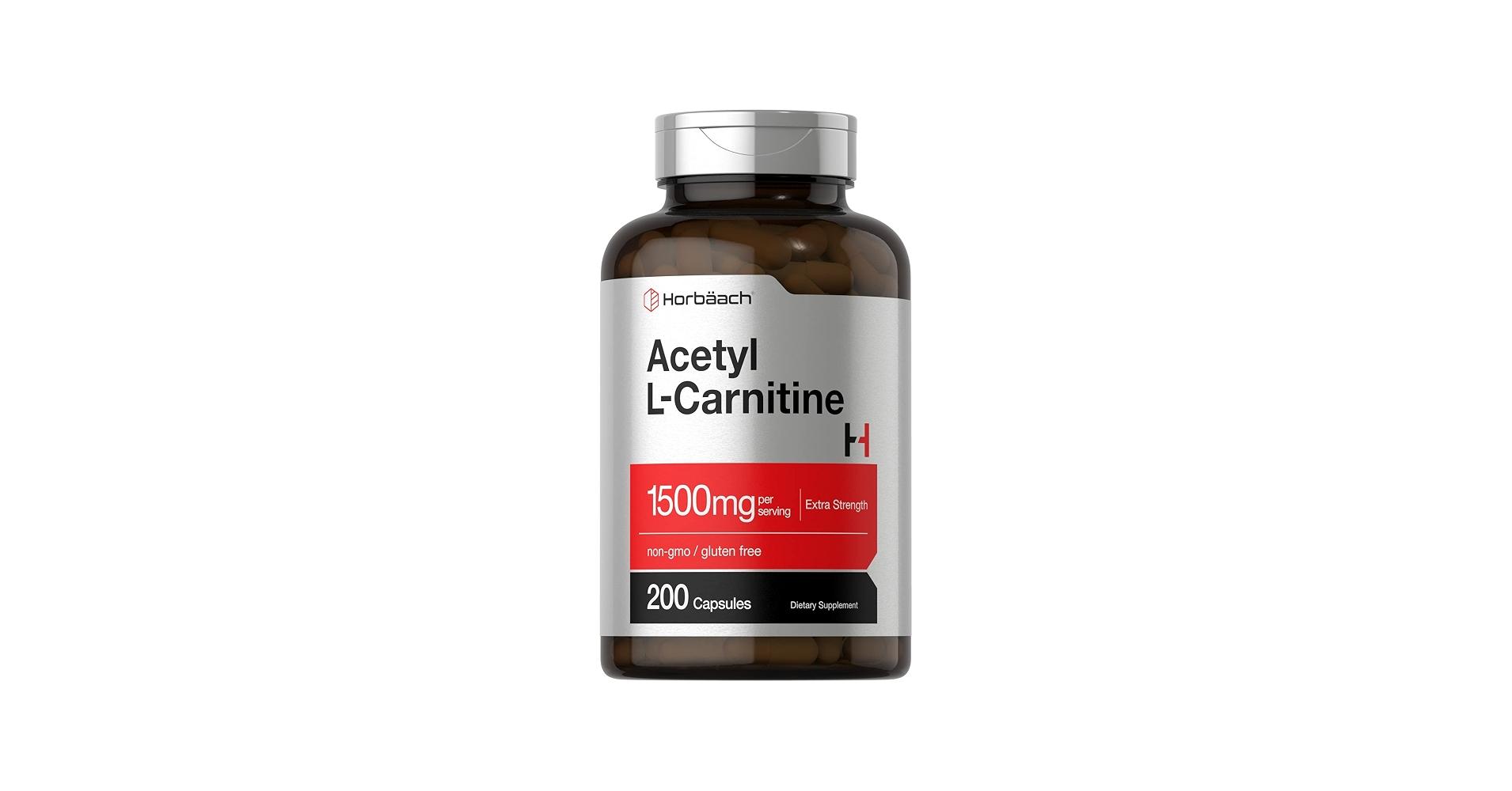 Horbäach Acetyl L-Carnitine 1500mg 200 Capsules thumbnail 2
