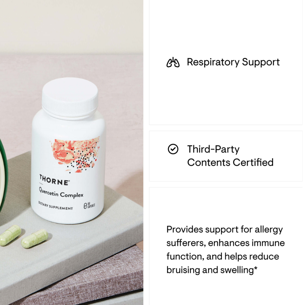 Thorne Quercetin Complex | 60 Capsules thumbnail 3