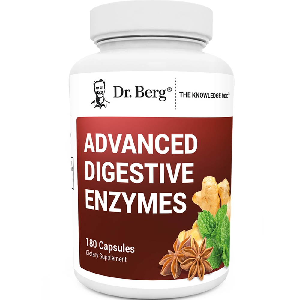 Dr Berg Advanced Digestive Enzymes with Apple Cider Vinegar – 180 Capsules thumbnail 3