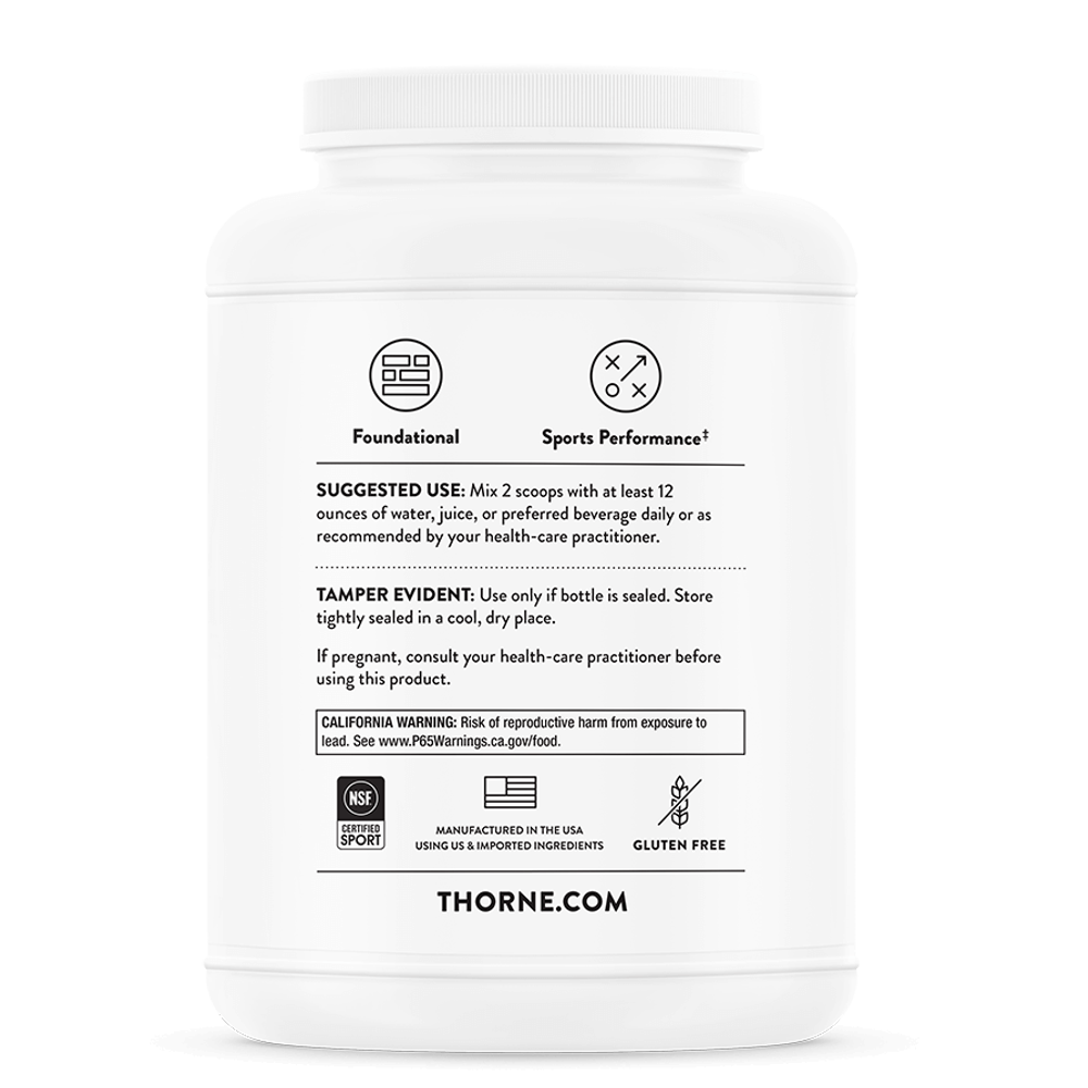Thorne Plant Protein - Chocolate - 40 Scoops thumbnail 3