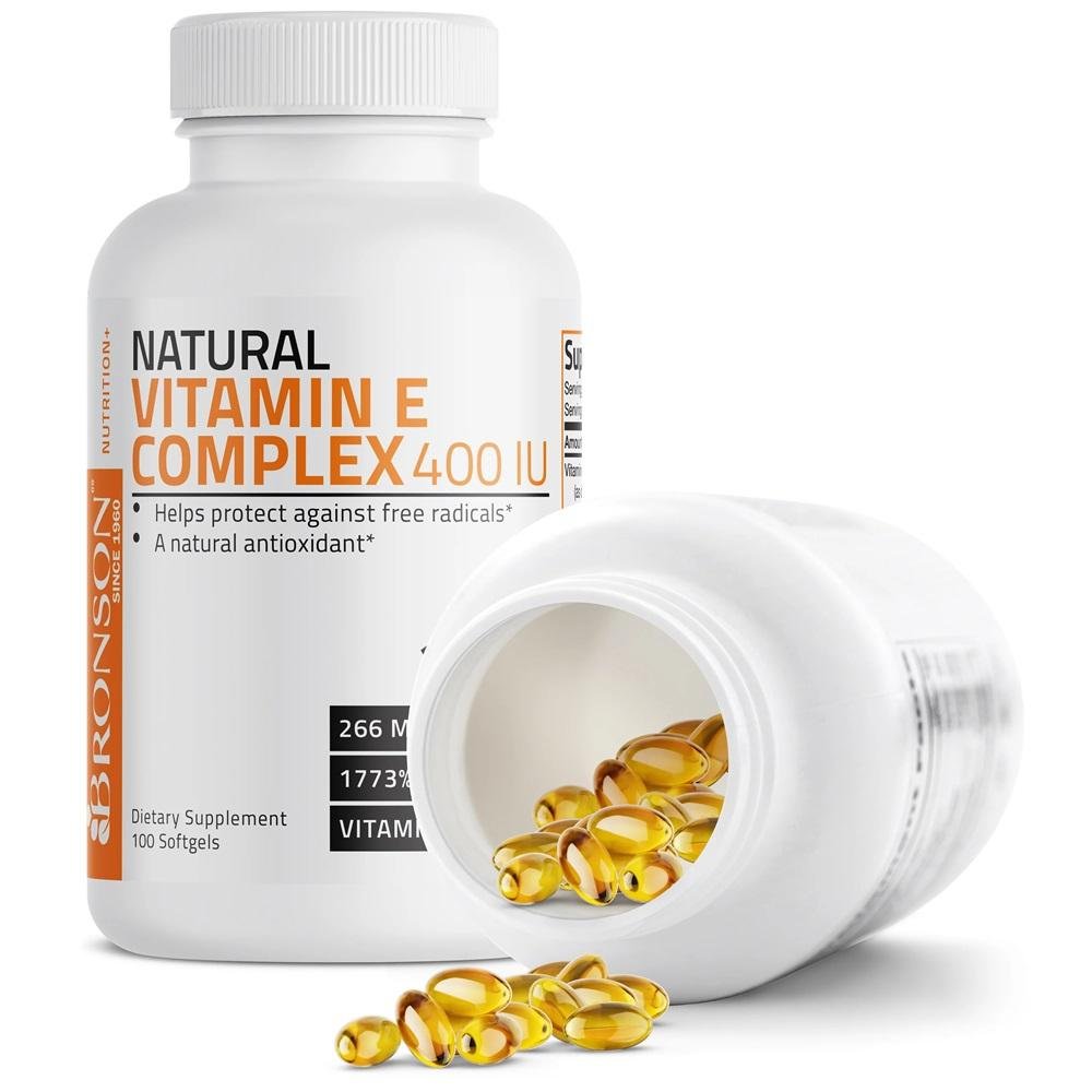 Natural Vitamin E Complex 400 I.U - Bronson thumbnail 3