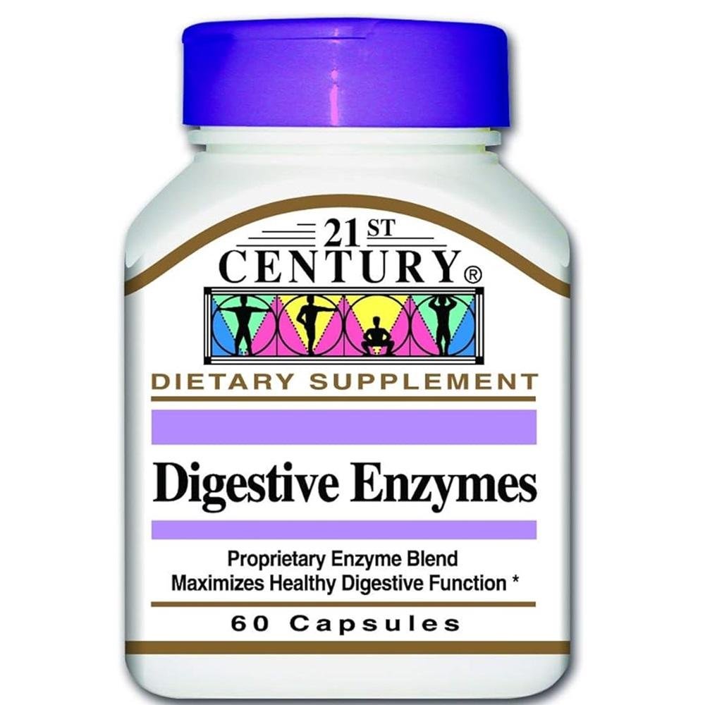 21st Century Digestive Enzymes - Supports Healthy Digestion, 60 Capsules thumbnail 3