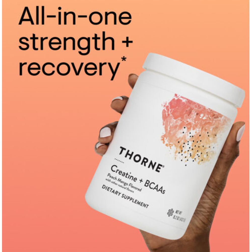 Thorne Creatine + BCAAs | Support Muscle Strength - 30 Scoops thumbnail 4