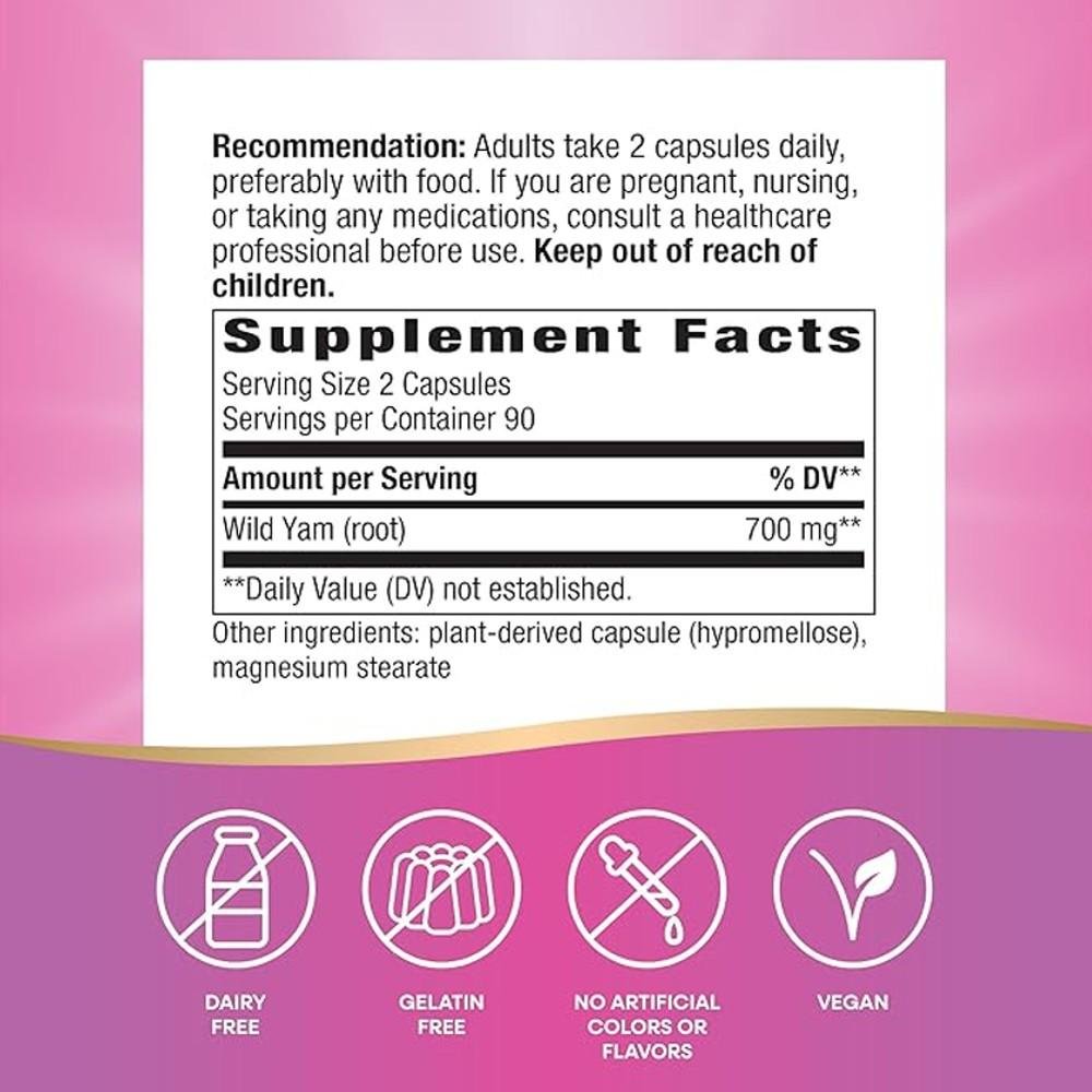 Women’s Traditional Health Support Plant-Powered | 700 mg per 2-Capsule Serving 100 Vegan Capsules | Dietary Supplement thumbnail 3