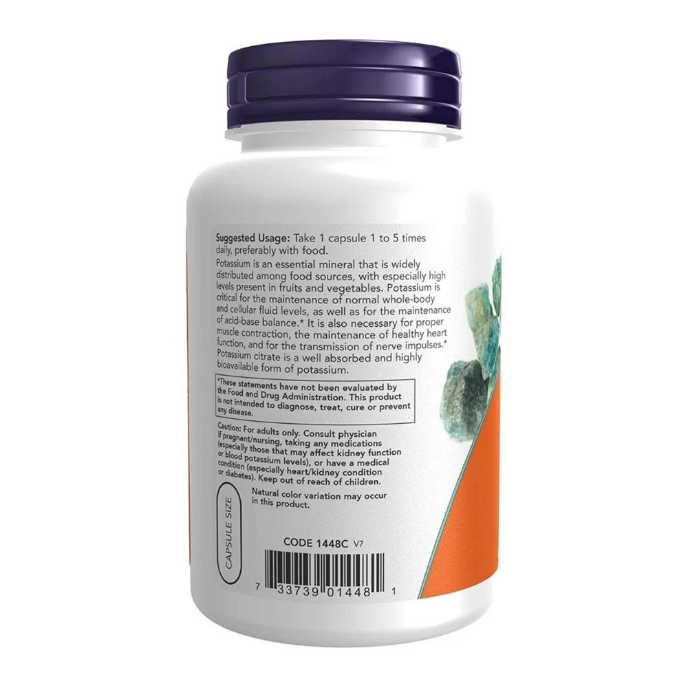 NOW Potassium Citrate 99 Mg thumbnail 3