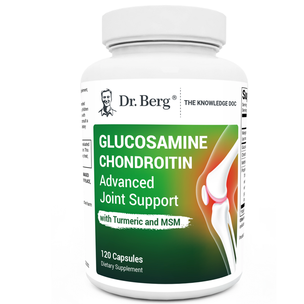 Dr Berg Glucosamine Chondroitin Advanced Joint Support with Msm – 120 Capsules thumbnail 2