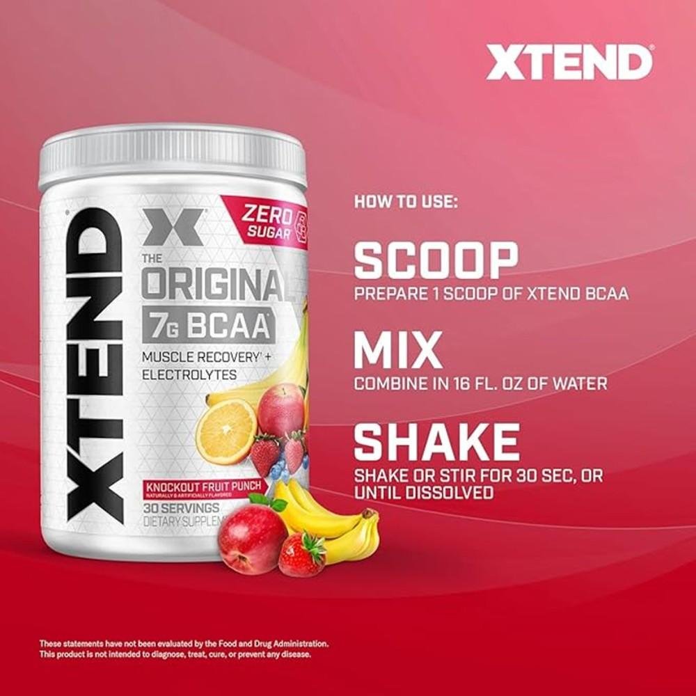 Xtend The Original 7G BCAA - Knock Fruit Punch thumbnail 3