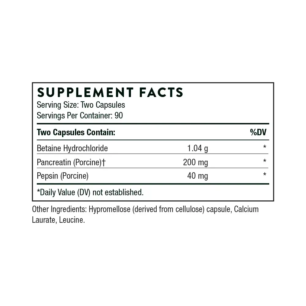 Thorne Multi Enzyme for Digestion Support - 180 Capsules thumbnail 5