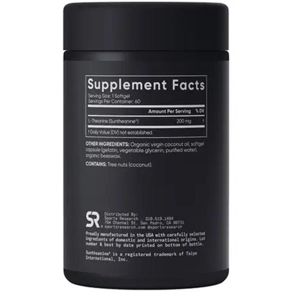L-Theanine Double Strength by Sports Research thumbnail 2