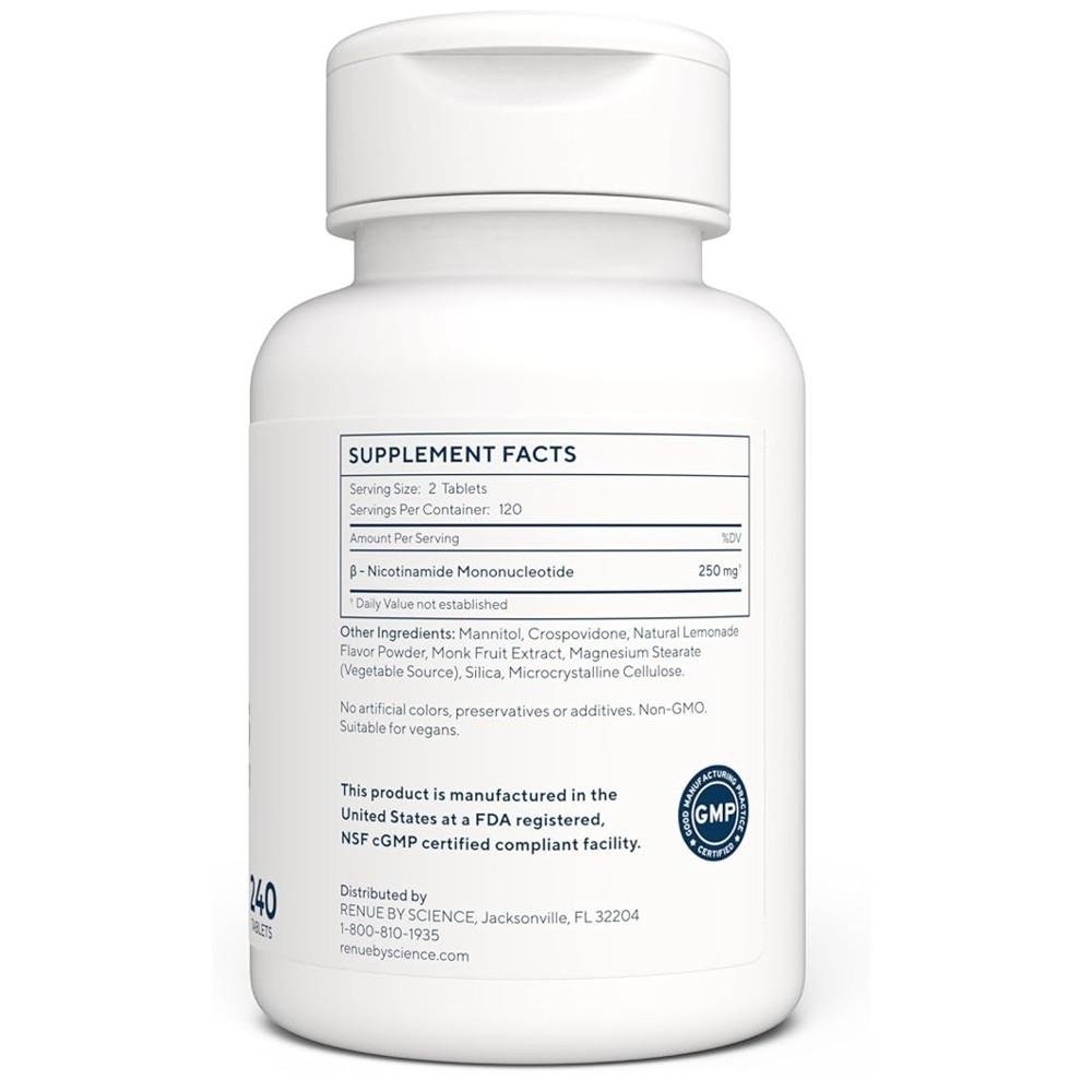 Renue by Science Fast Dissolve NMNs - Nicotinamide Mononucleotide thumbnail 2