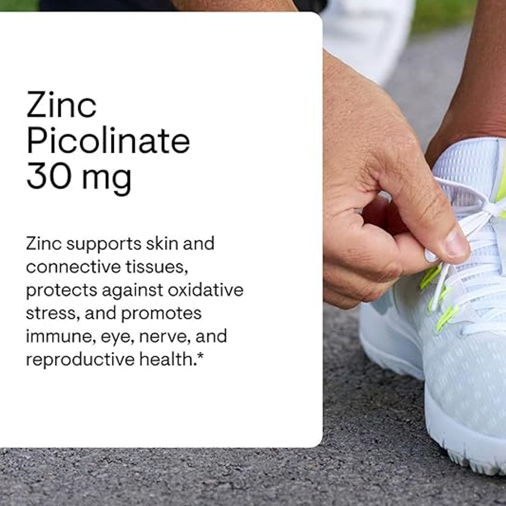 Thorne Zinc Picolinate 30 Mg - 60 Capsules thumbnail 5