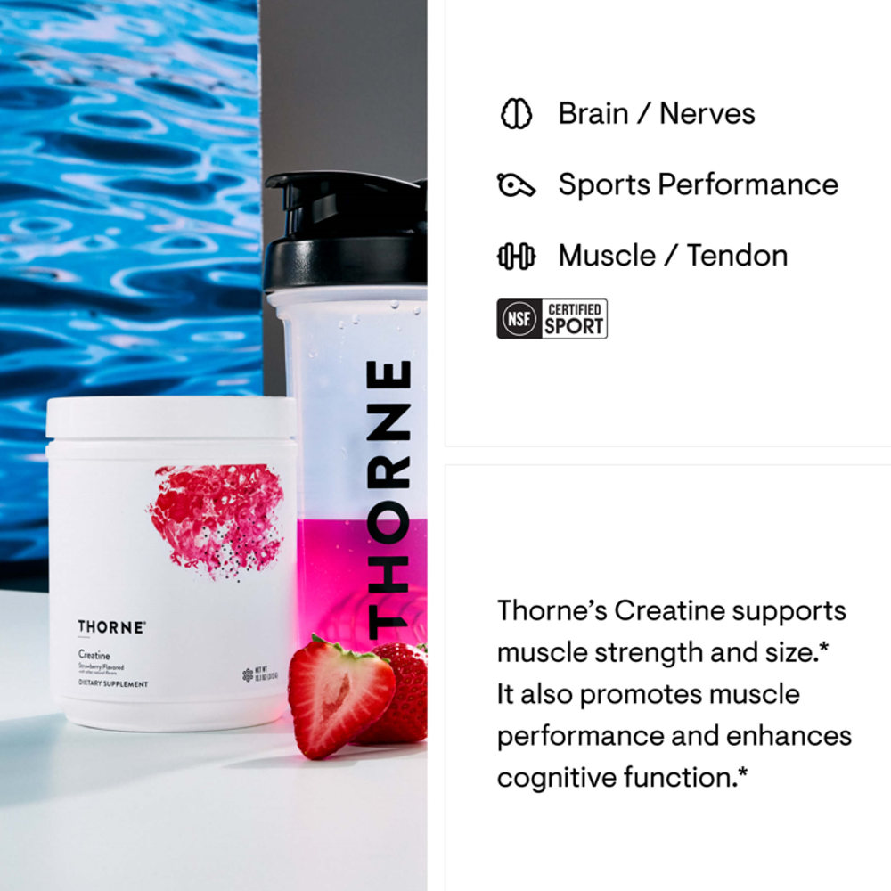 Thorne Creatine - Strawberry 60 Scoops thumbnail 2
