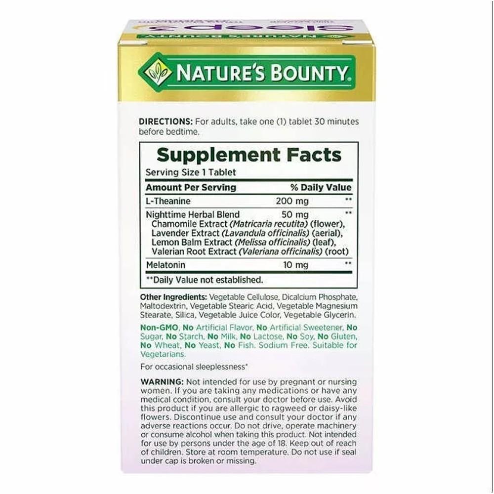 Nature's Bounty Sleep3 10mg Melatonin thumbnail 2