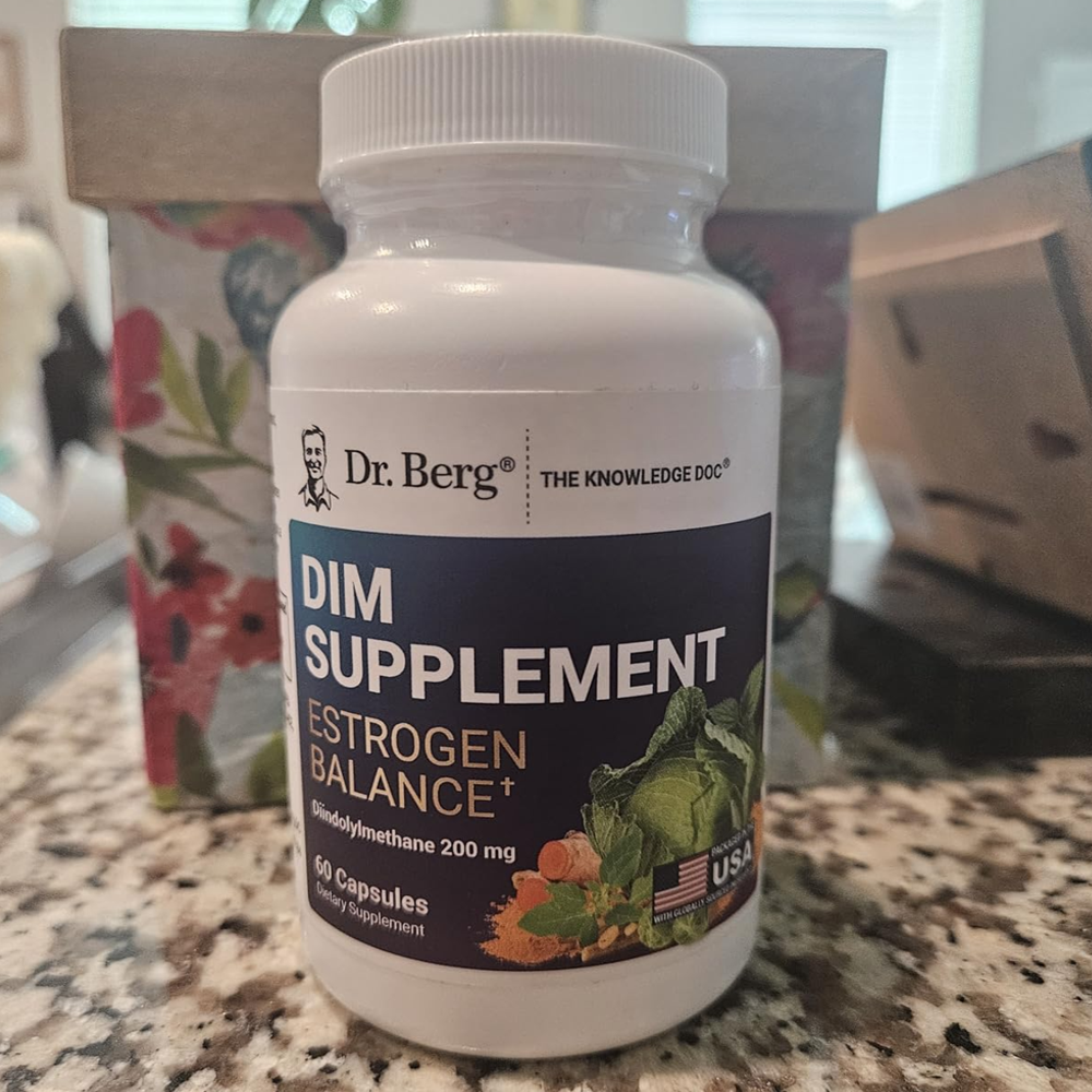 Dr Berg Dim Supplement Estrogen Balance | Hormonal Balance – 60 Capsules thumbnail 4