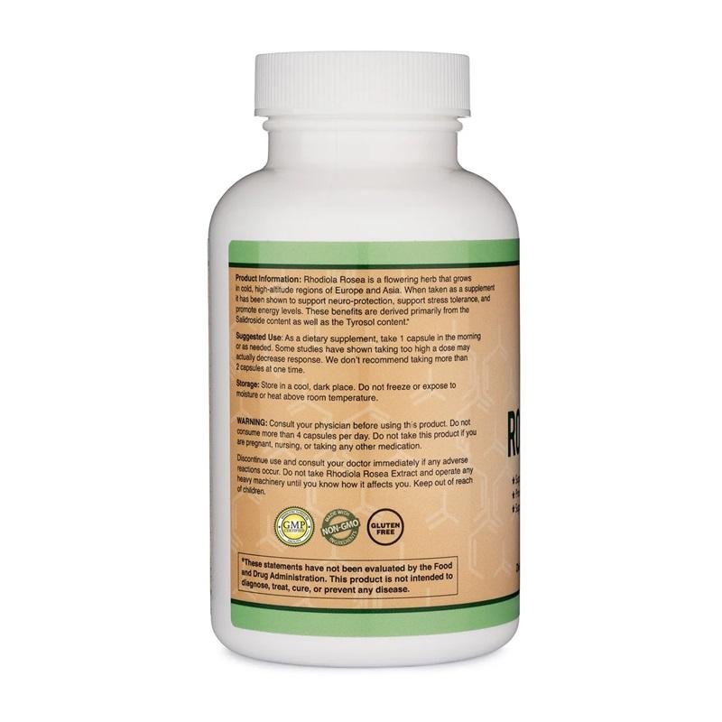 Rhodiola Rosea Exctract Supplement 500 Mg thumbnail 3