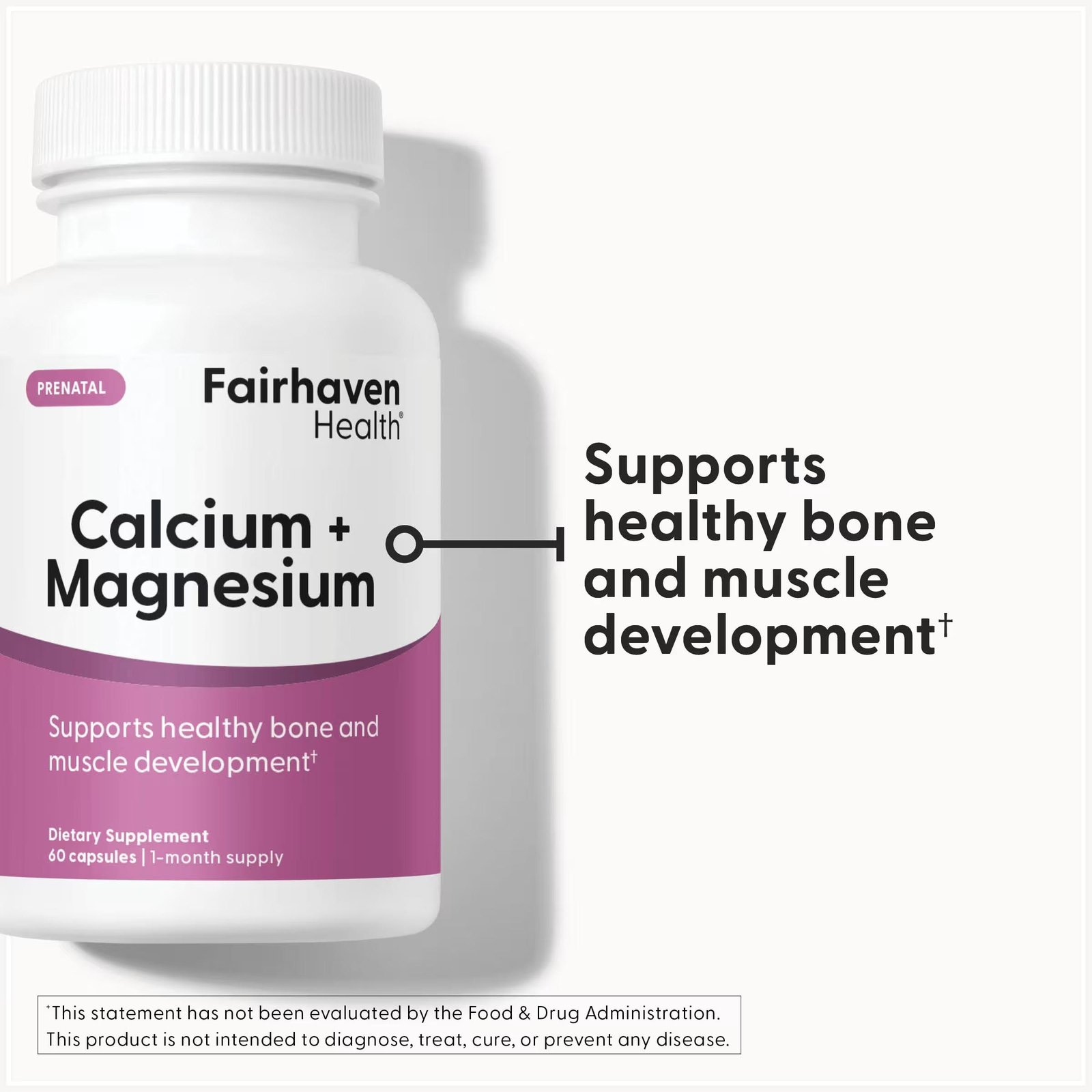 Fairhaven Health Prenatal Calcium + Magnesium – Women’s Nutritional Supplement thumbnail 3