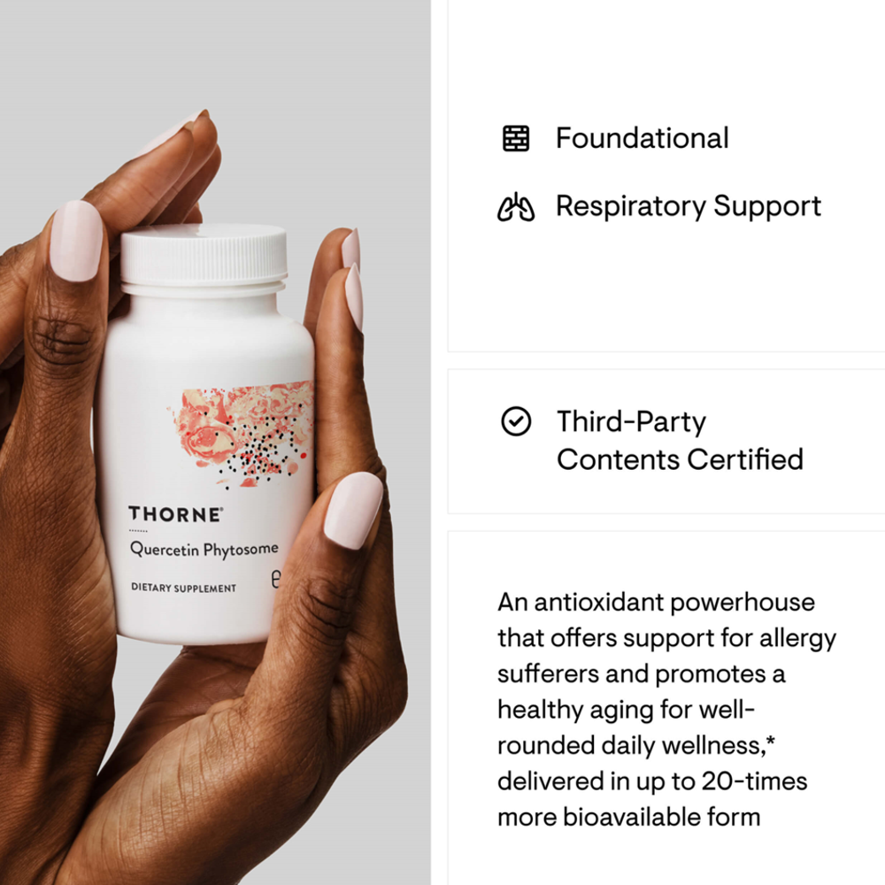 Thorne Quercetin Phytosome - 60 Capsules thumbnail 2