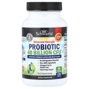 BioSchwartz Advanced Strength Probiotic 40 Billion 120 Capsules