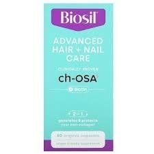 Biosil Advanced Hair + Nail Care Capsules With Biotin