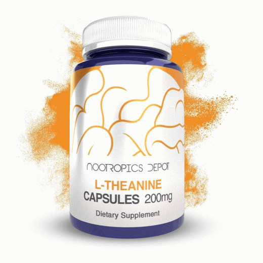 Nootropics Depot L-Theanine | 200mg for Calm & Focus | Dietary Supplement