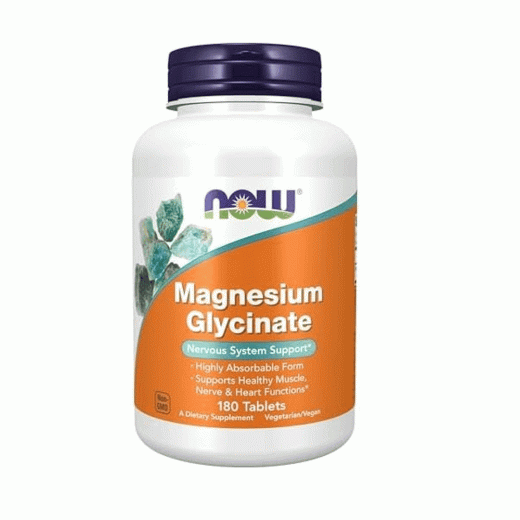 Magnesium Glycinate – High-Absorption Formula for Muscle, Nerve & Heart Support | 180 Tablets