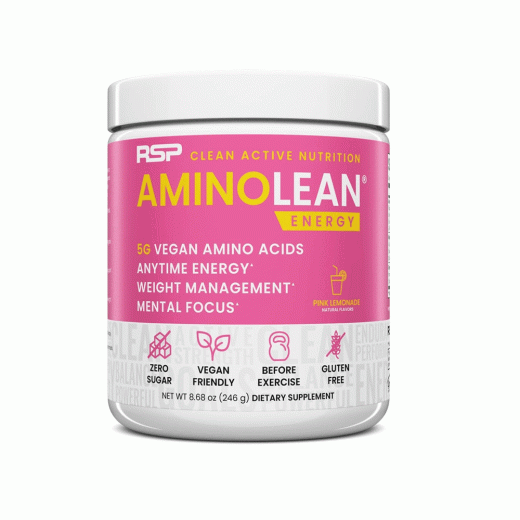 RSP AminoLean – Clean Energy & Weight Management Pink Lemonade