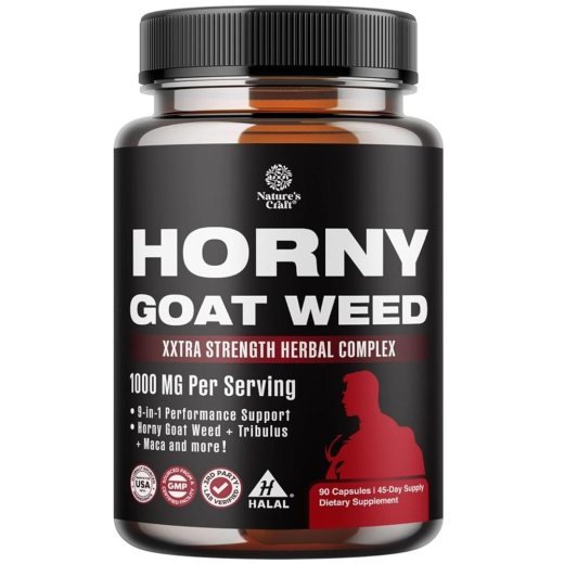 Nature's Craft Horny Goat Weed - Xxtra Strength Herbal Complex