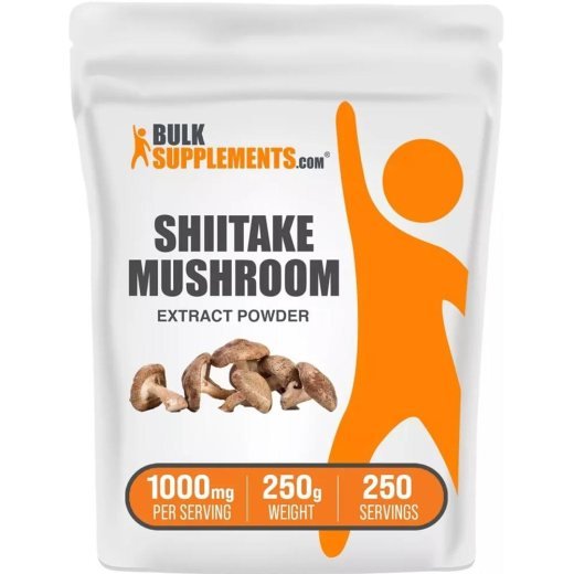Bulk Supplements.Com Shiitake Mushroom Extract Powder - Wellness Support