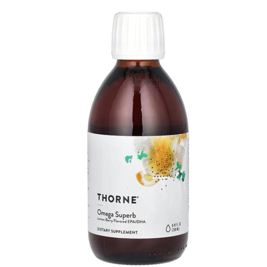 Thorne Omega Superb Lemon Berry Flavored - 200 Ml