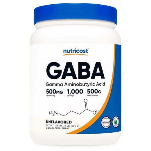 Nutricost GABA 500 Mg Powder - Gamma Aminobutyric Acid