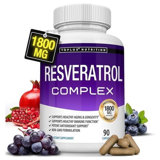Toplux Nutrition Resveratrol Complex – Advanced Antioxidant & Immune Support