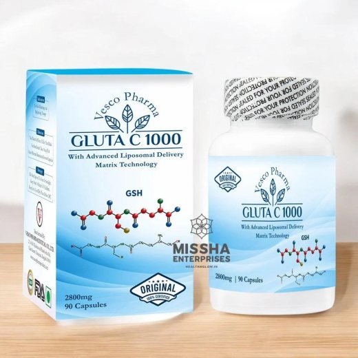 Vesco Pharma Gluta C 1000 - Advanced Liposomal Gsh Delivery Technology