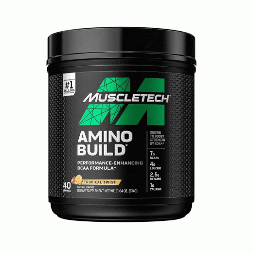 MuscleTech Amino Build – Elite BCAA Performance Formula | Tropical Twist