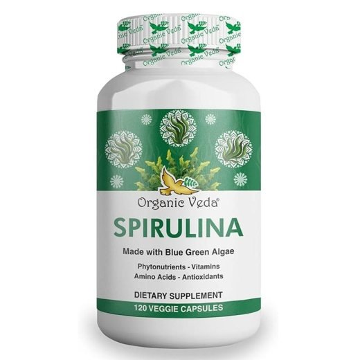 Organic Veda Spirulina - Energy, Immunity & Detox